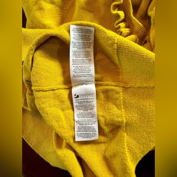 Boden Lara Frill Henley Long Sleeve Wool Blend Sweater in Olive Oil size 8 - Picture 8 of 9